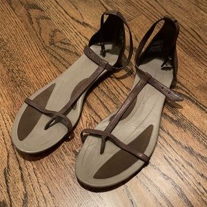 Patagonia sandals, brown, sz 10